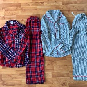 GAP Pajama Sets Button Top and Pants Size 12